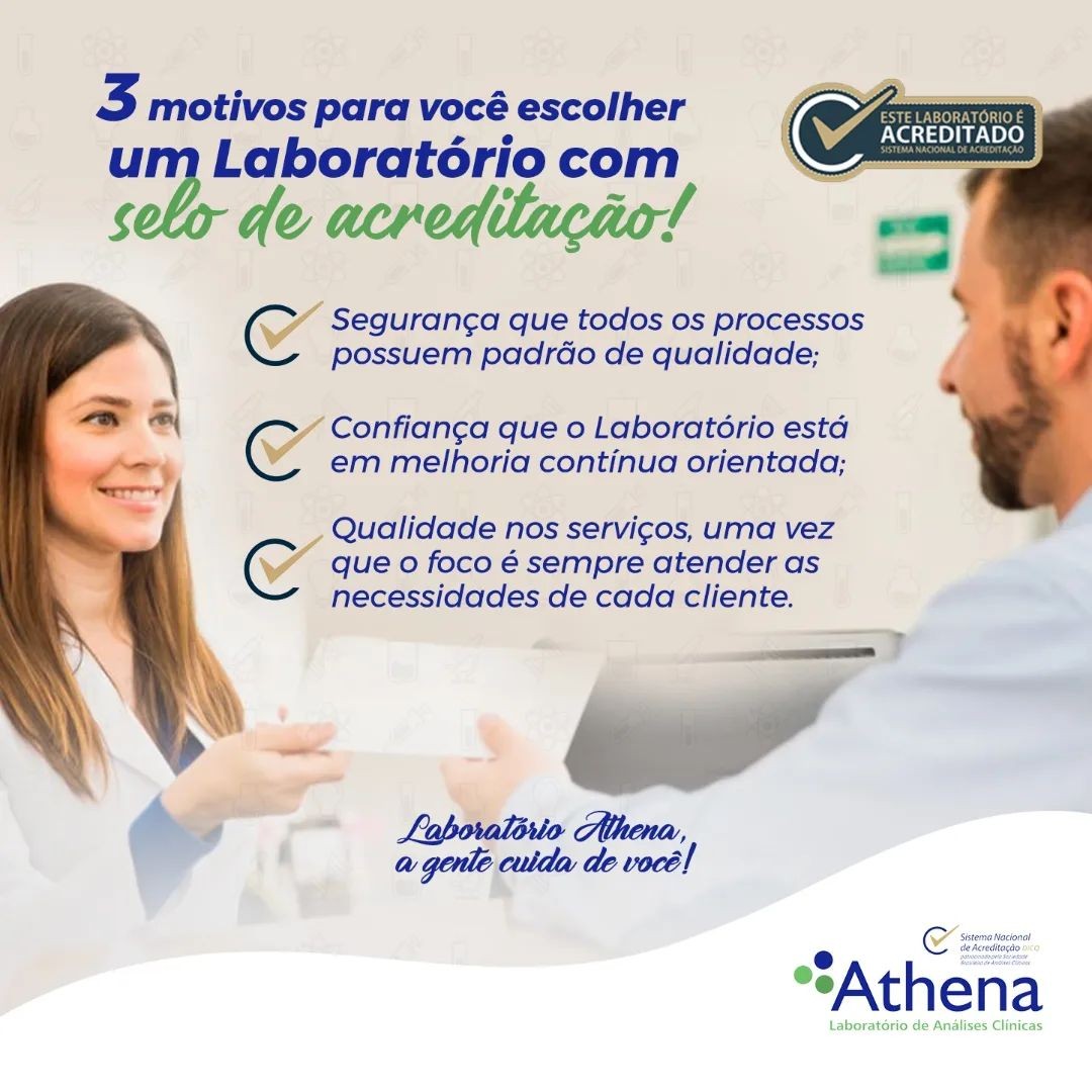Motivos para você escolher o Laboratório Athena